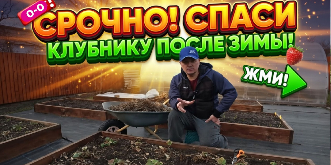 Весенняя ревизия на грядке. 3 главных правила ухода за клубникой после зимы — как я спасаю урожай от болезней и холода.