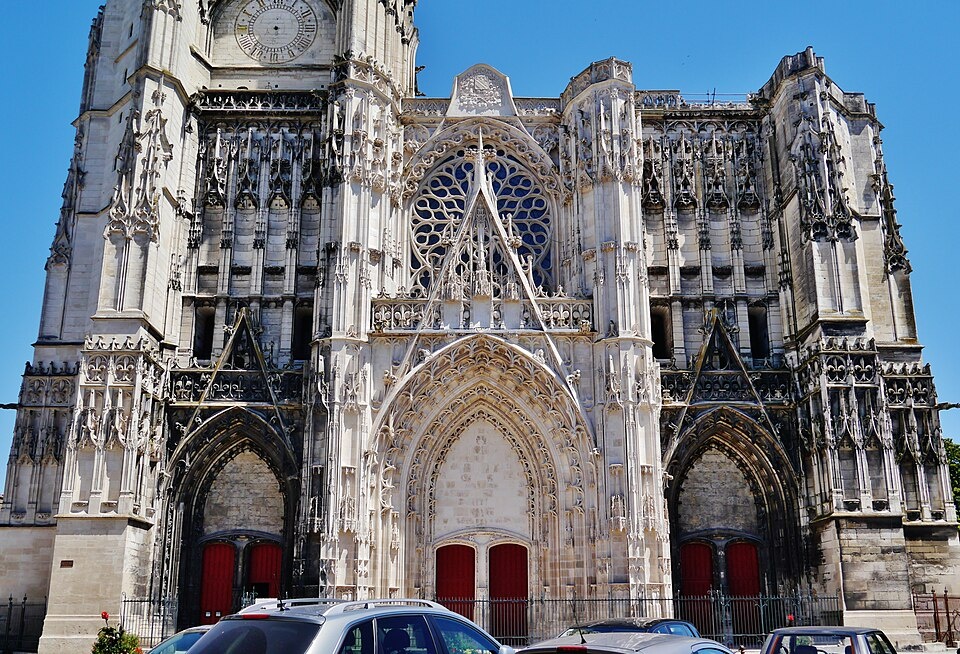 Кафедральный собор Петра и Павла в Труа. Иллюстрация из открытых источников