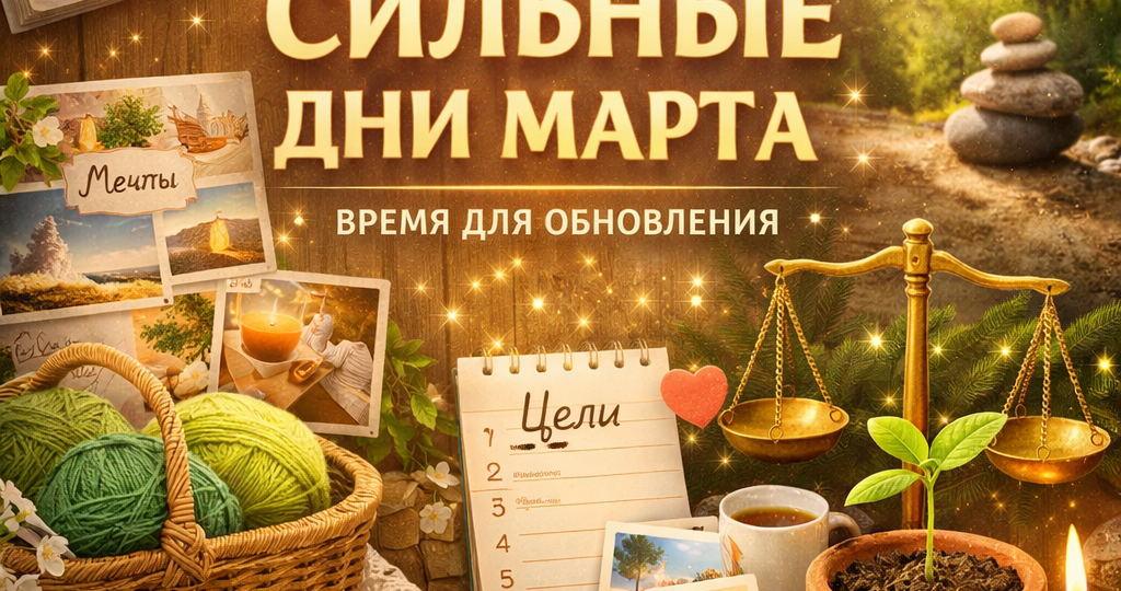 🌿✨ СИЛЬНЫЕ ДНИ МАРТА ДЛЯ ВДОХНОВЕНИЯ И ТВОРЧЕСТВА ✨🌿