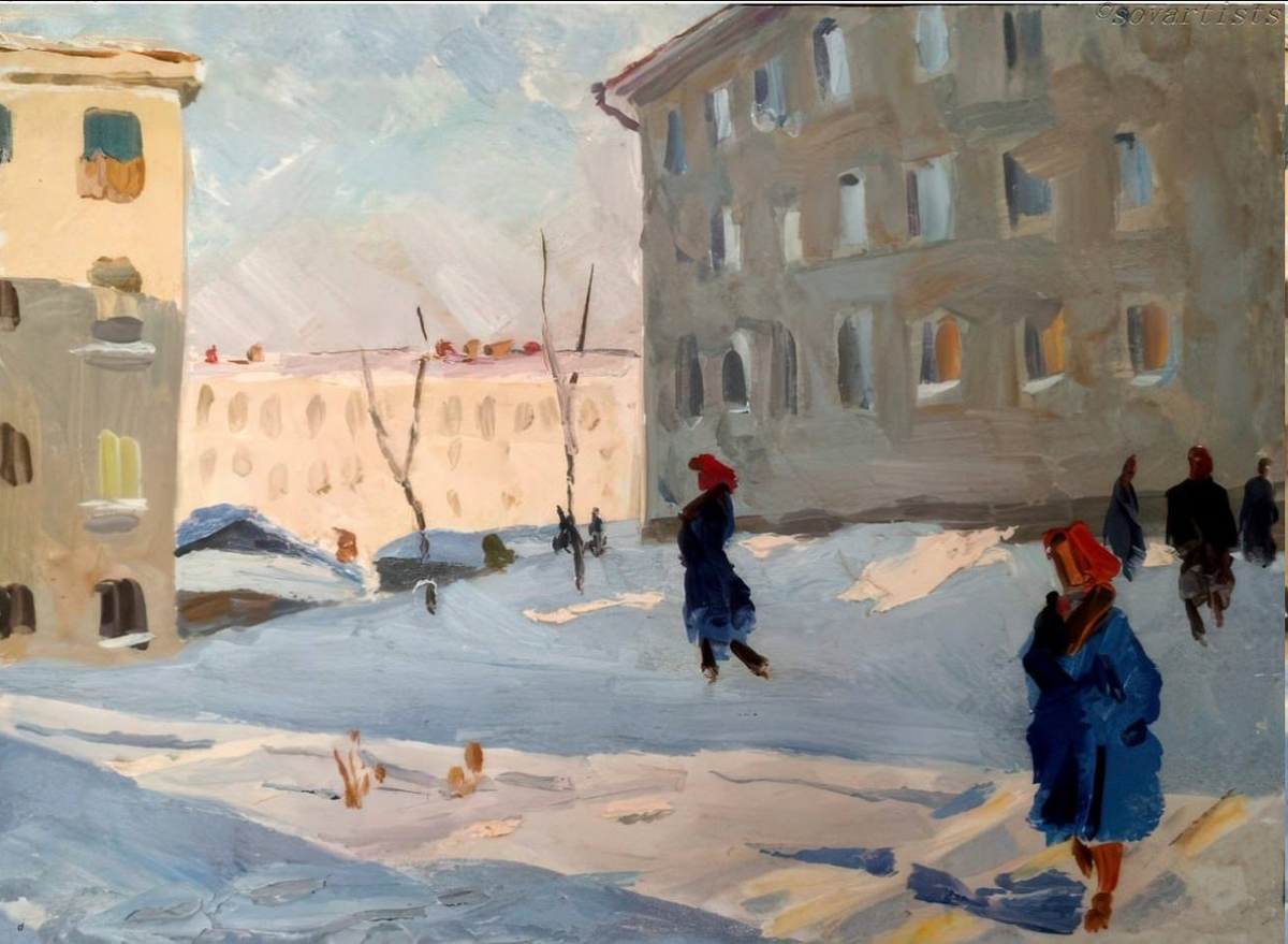 Павел Сабанов. «Зима». 1955