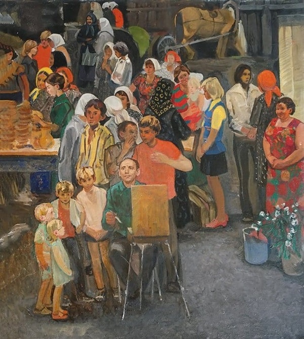 Жабский. Колхозный рынок. 1980–1988.