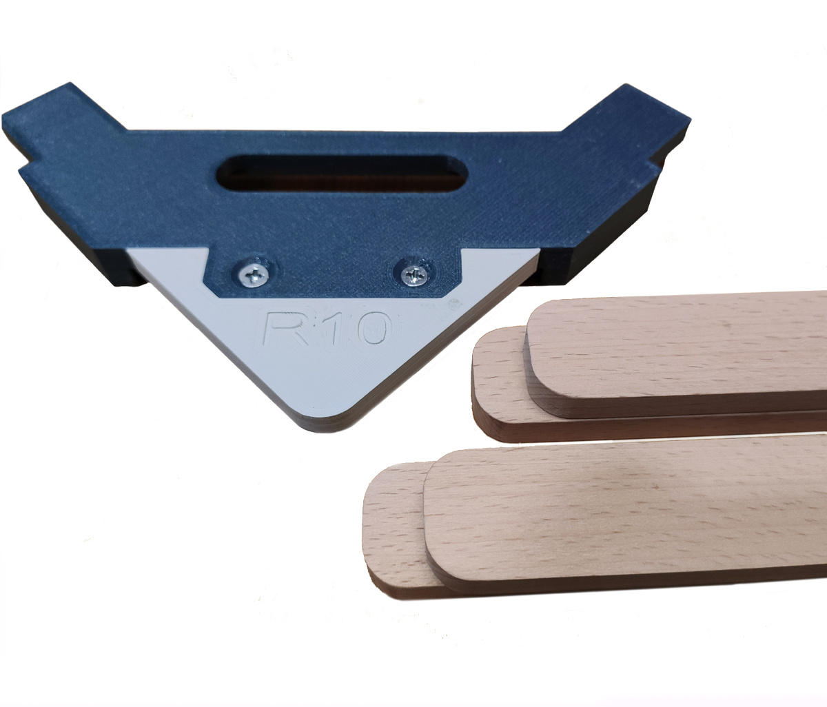 Скругление углов планки по шаблону