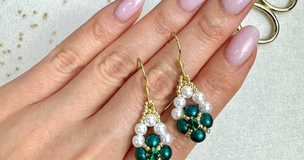 Красивые серьги за 10 минут. Мастер-класс.