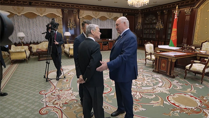    Спецпосланника Трампа по Белоруссии Джона Коула в Минске принимали радушно. Фото: president.gov.by