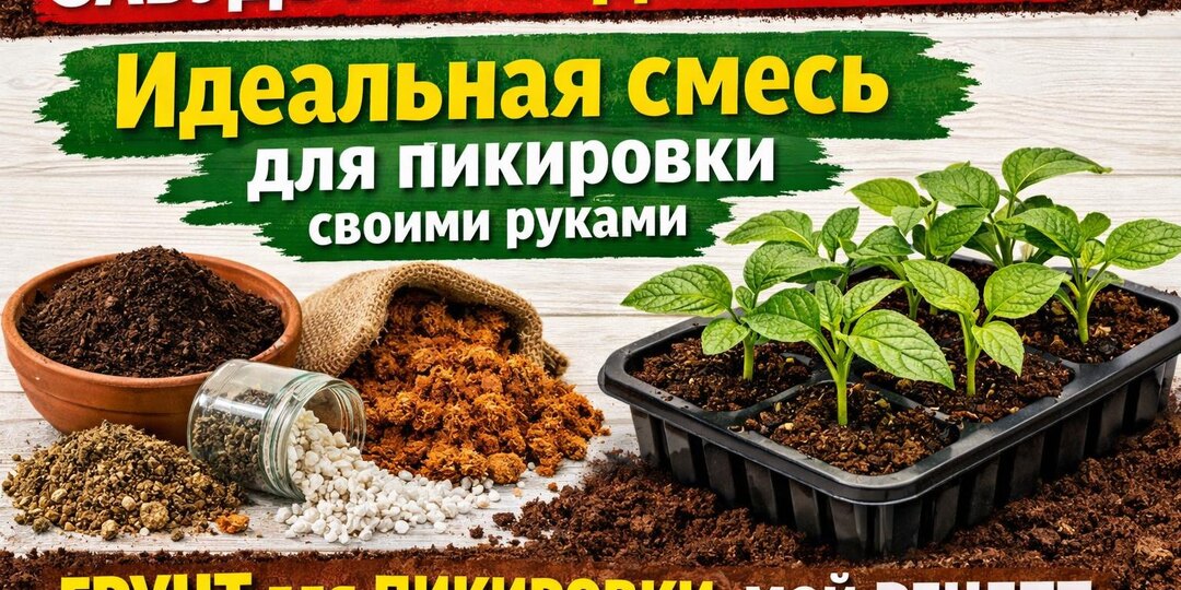Забудьте о ПОДКОРМКАХ! Идеальная смесь для пикировки своими руками. Грунт для пикировки: мой рецепт