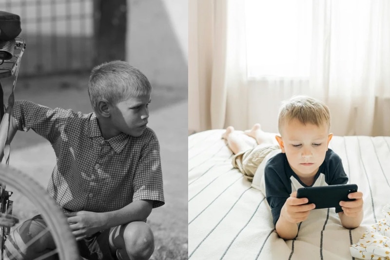 «А вот раньше дети играли на улице!» «А вот раньше дети были самостоятельнее!»