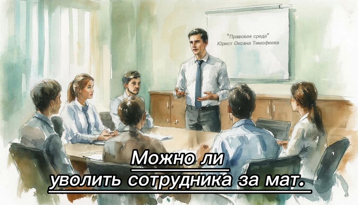 Можно ли сотрудника уволить за мат?