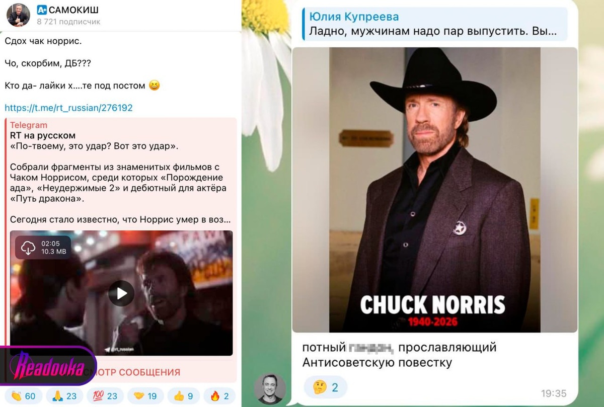 Фото взято из Телеграмм-канала Readovka 