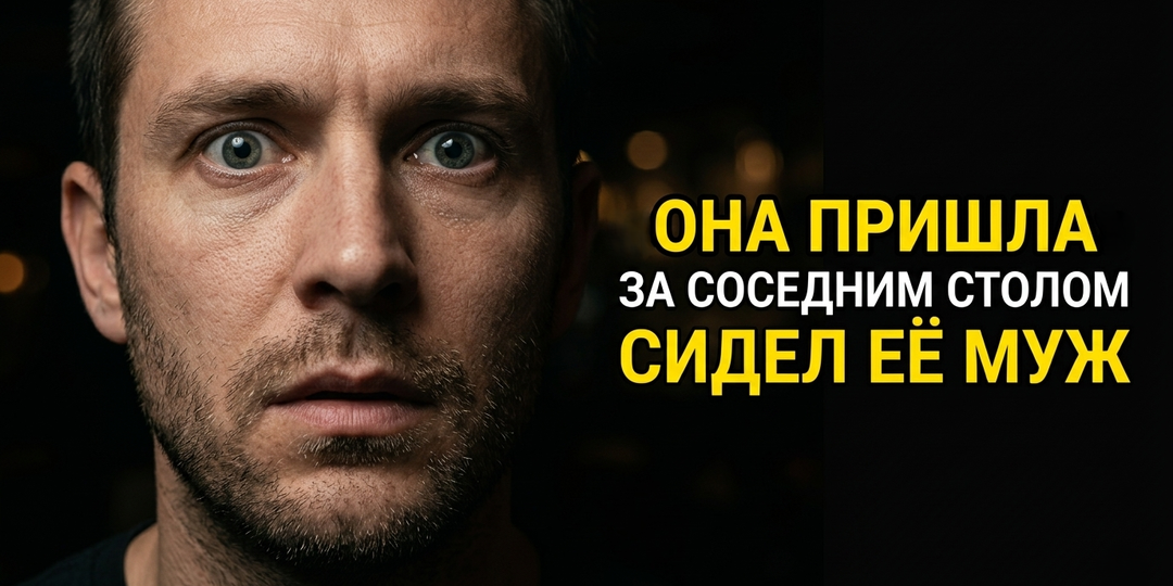Она пришла на наше свидание. За соседним столиком сидел её муж