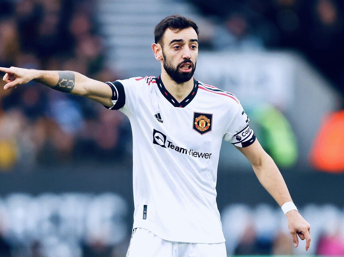    Полузащитник "Манчестер Юнайтед" Бруну Фернандеш в матче АПЛ | © пресс-служба клуба "Манчестер Юнайтед"