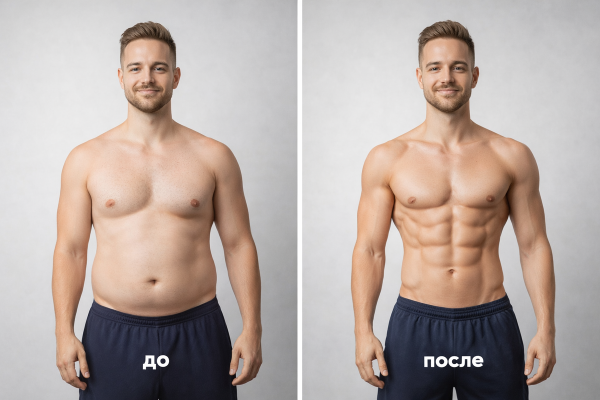 Пример меню здорового питания для сушки тела мужчины