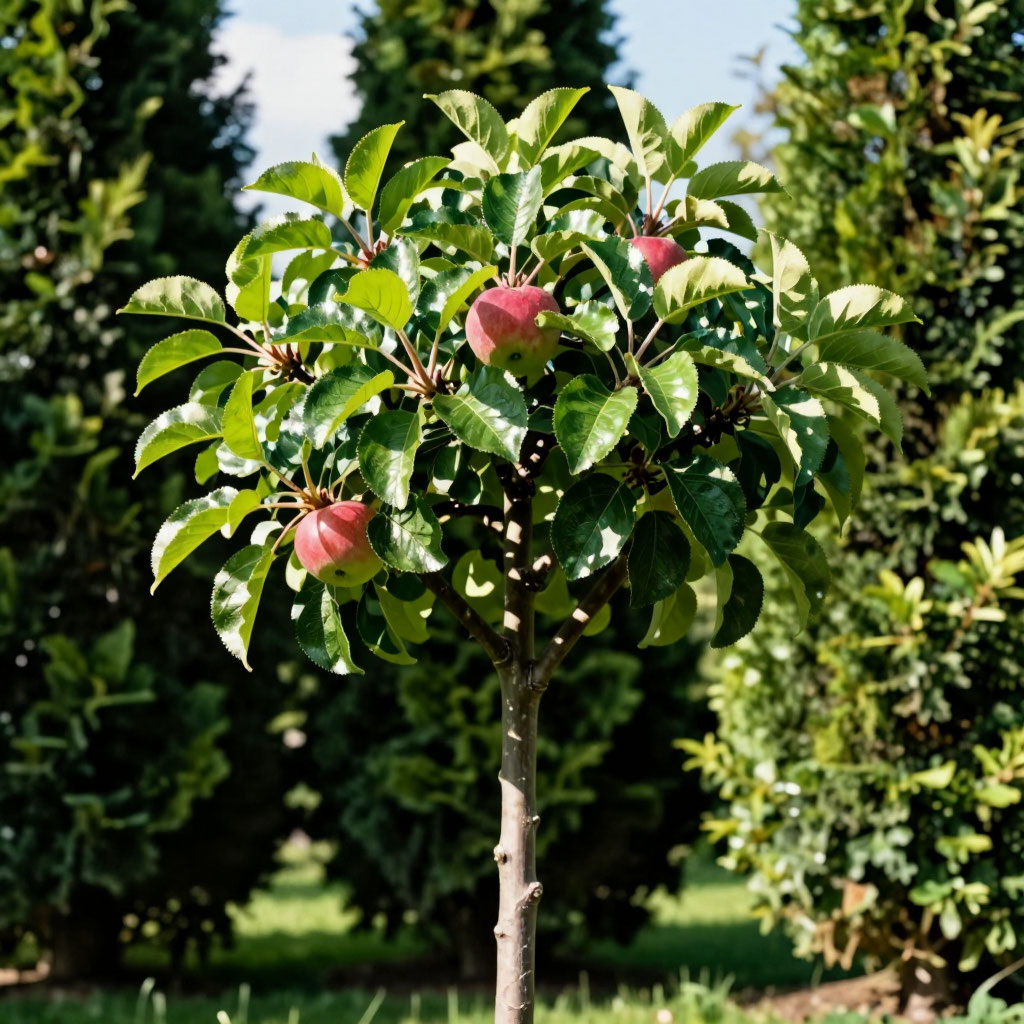 "Саженец ..Факел". Фото сгенерировано И И.