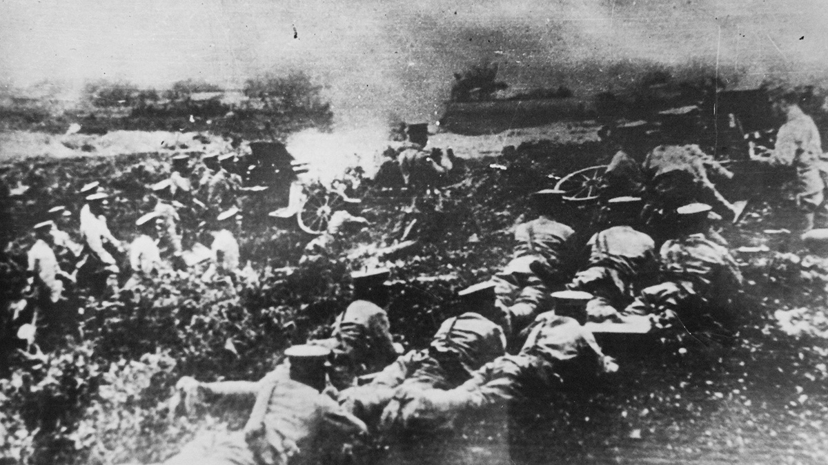 В Госархиве Амурской области хранится единственная фотография обстрела Ивановки японскими войсками