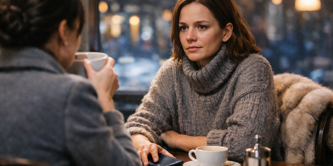 На остановке жена вдруг увидела на незнакомке ту самую шубу, которую ей когда-то подарил муж… и в этот момент всё стало ясно…