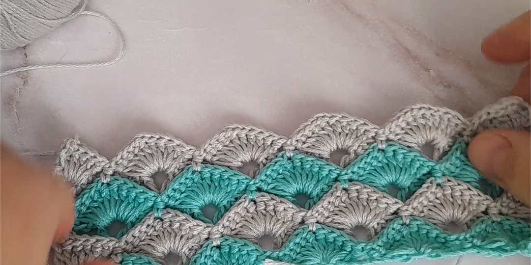 Пополняем копилку узоров крючком.