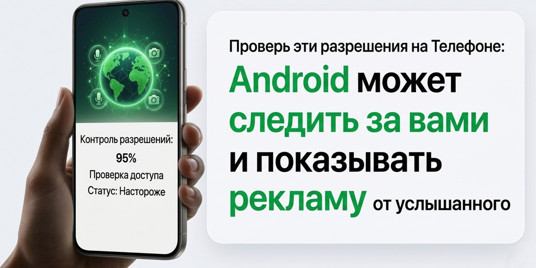Проверь эти разрешения на Телефоне: Android может следить за вами и показывать рекламу от услышанного
