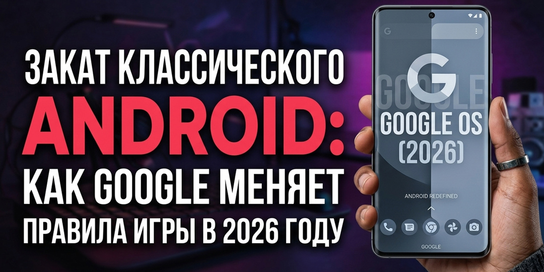 Закат классического Android: Как Google меняет правила игры в 2026 году