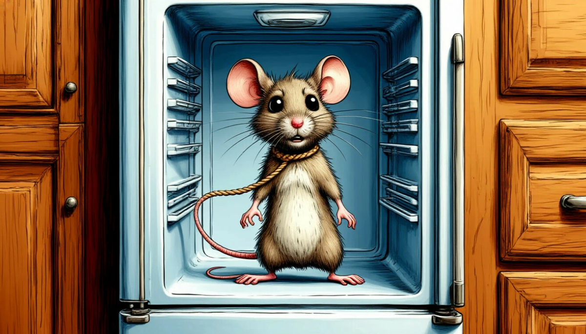 Почему в доме моделиста не живут мыши? Изображение сгенерировано с помощью нейросети по запросу и описанию автора © 2026 год