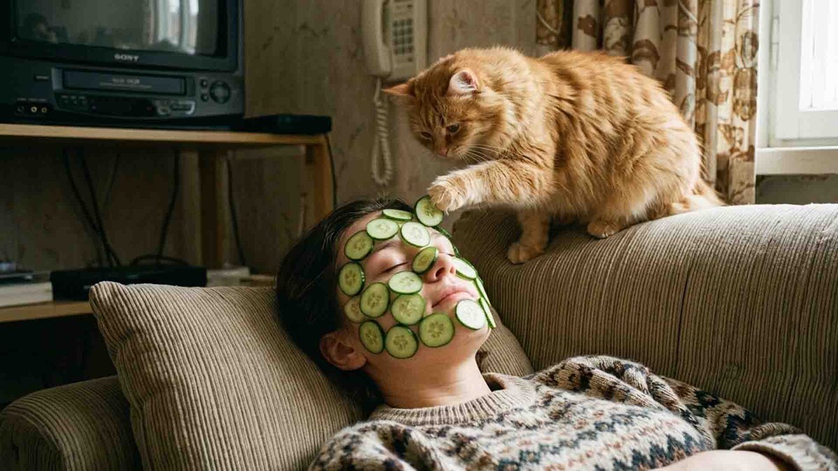 Легендарный Василий I проводит дегустацию «огуречного омоложения» в условиях тотального дефицита.