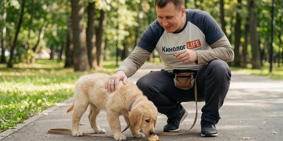 Как приучить щенка к поводку и ошейнику: пошаговый метод кинолога