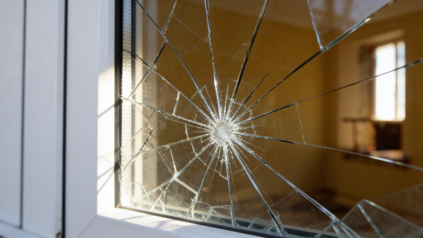    Донецк Донбасс разбитое окно РИА