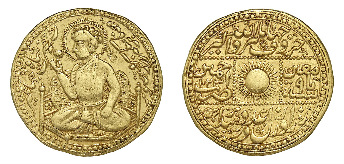Монета эпохи Моголов. Золото, даже не сомневайтесь
