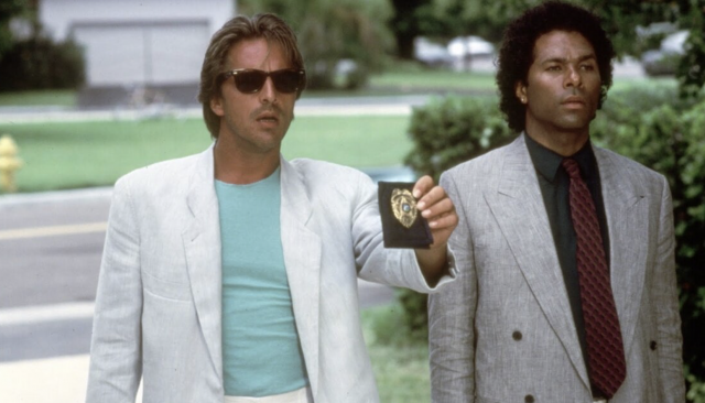    Кадр из сериала «Полиция майами: Отдел нравов» (Miami Vice, США, 1984-1989)