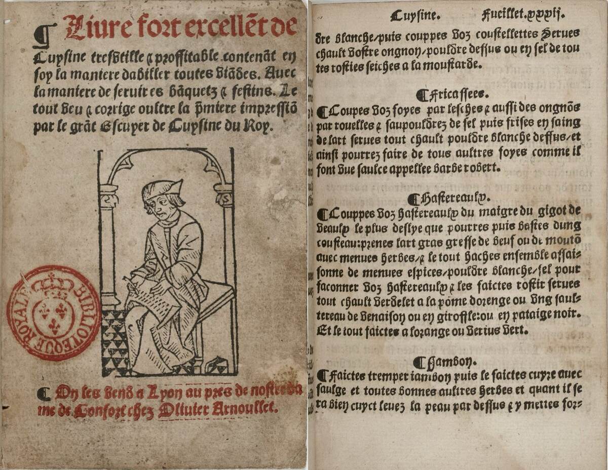 Livre Fort Excellent de Cuysine Tresutille & Proffitable 1542