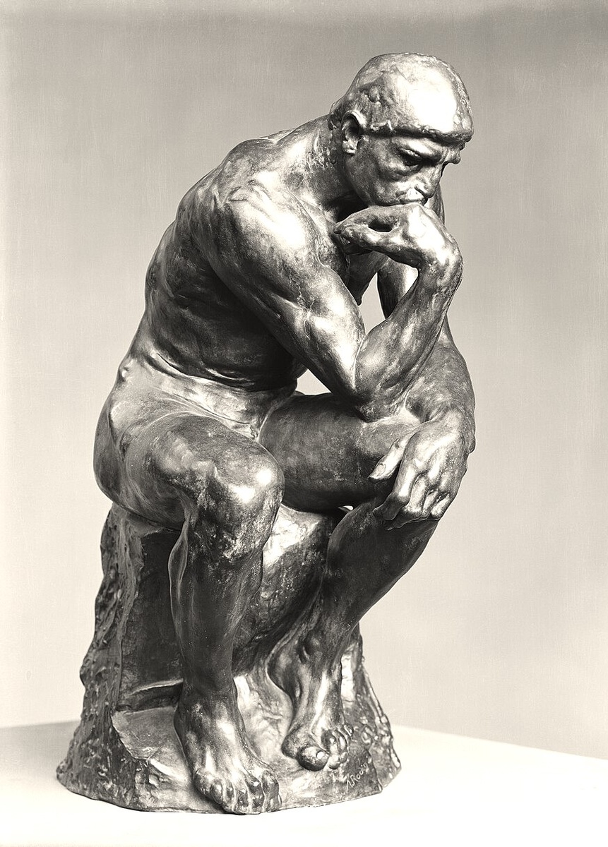 Скульптура Родена «Мыслитель».
