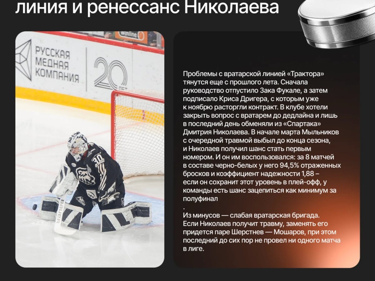    У «Трактора» нет основного вратаря