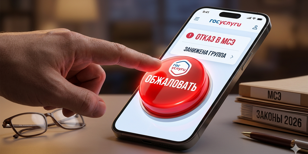 Занизили группу? Как нажать на "красную кнопку" в Госуслугах