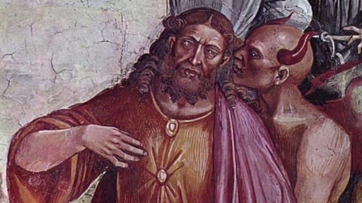 Образ антропоморфицированных чувст и привязанностей к материальному миру