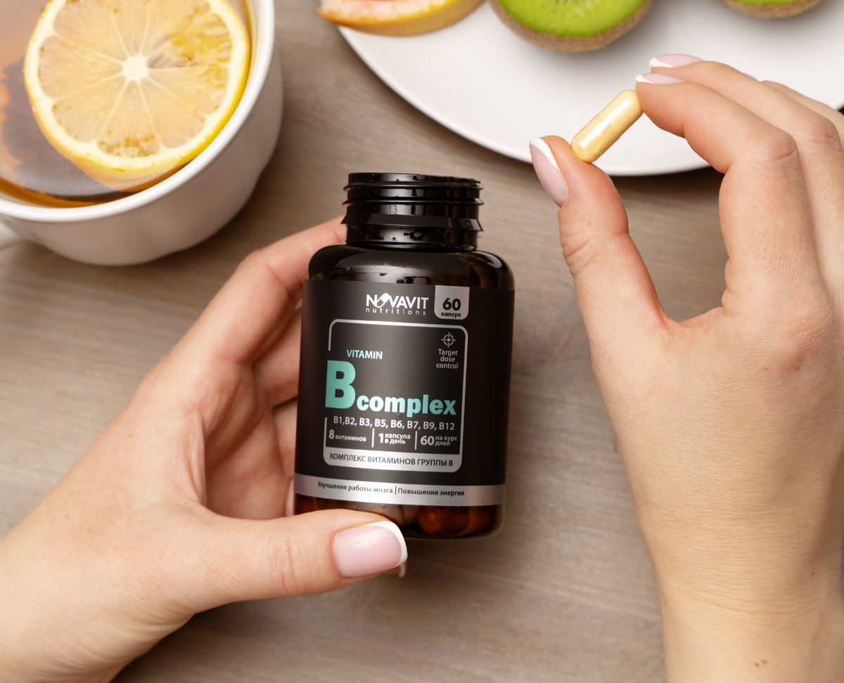 Комплекс витаминов группы В от NOVAVIT nutritions