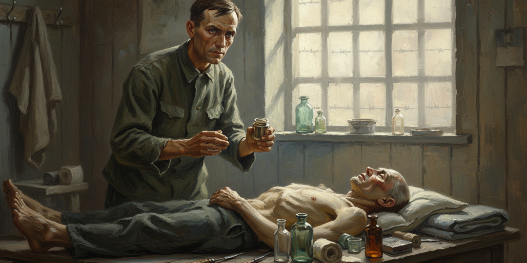 Как советский хирург в немецком концлагере научил людей притворяться мёртвыми — и спас сотни из них