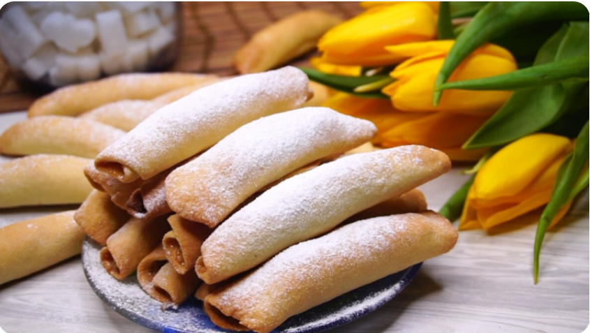 Печенье «Бармак», не нужны ни сода, ни разрыхлитель, ни дрожжи...