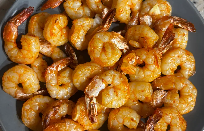 Креветки в аэрогриле