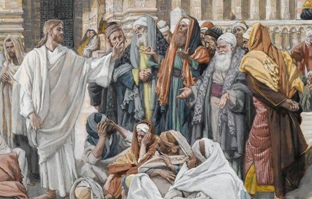 Иисус и фарисеи Фото из открытого доступа