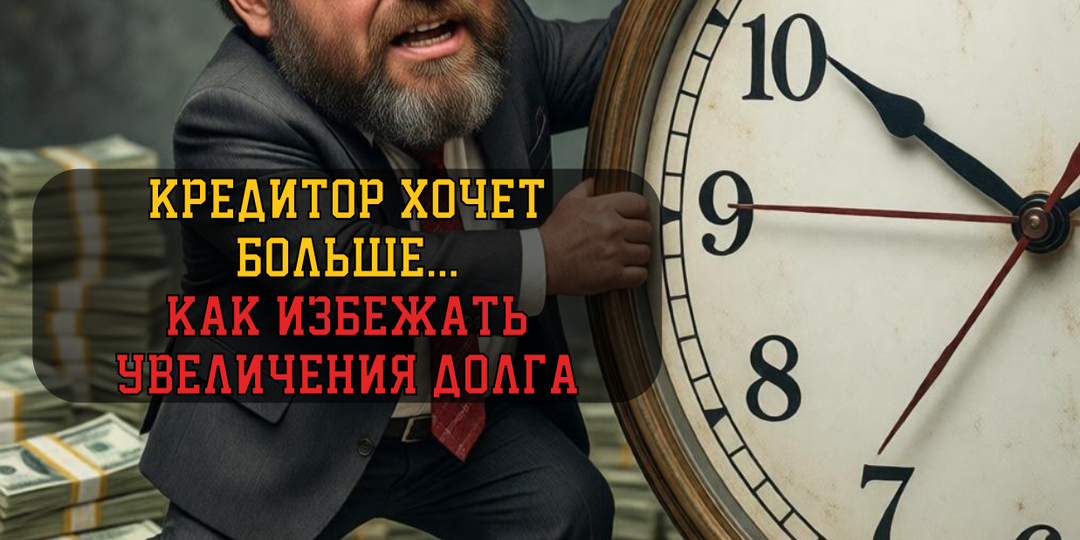 Кредиторы тянут время чтобы увеличить сумму долга, юрист рассказал как избежать увеличения суммы долга