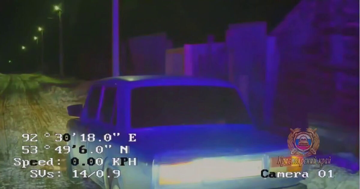     В Красноярском крае пьяный водитель попытался оригинально избежать наказания