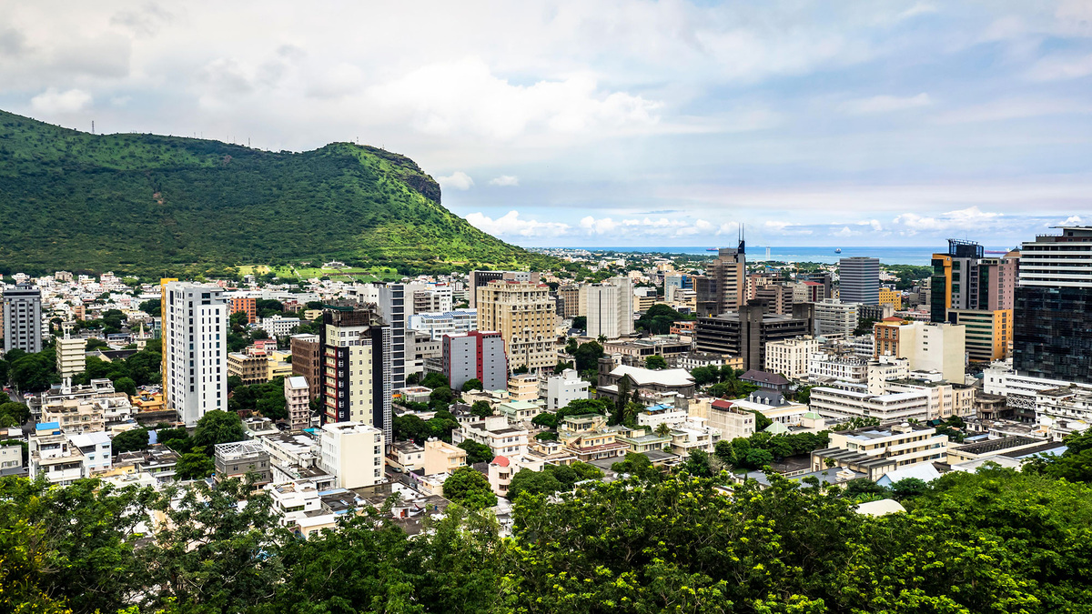    Порт-Луи вид города Маврикий ГЛП