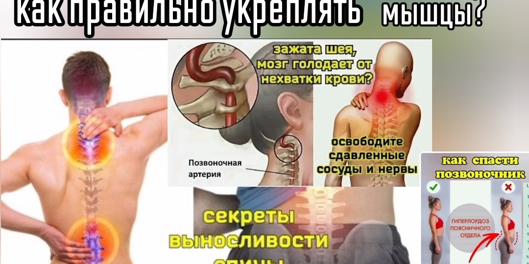 Почему деградация поясницы связана с деградацией шеи? Упражнения