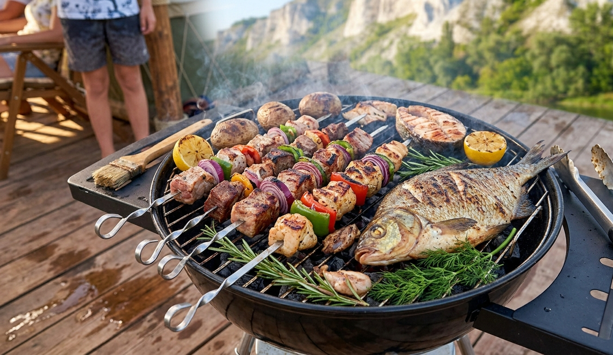 Пальчики оближешь. На природе всегда вкуснее получается.