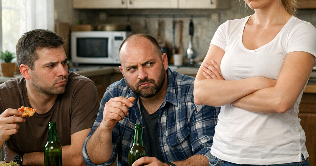 Выбирай или я,или твой дружок! - Который приходит сюда только жрать и пить! - Заявила жена.