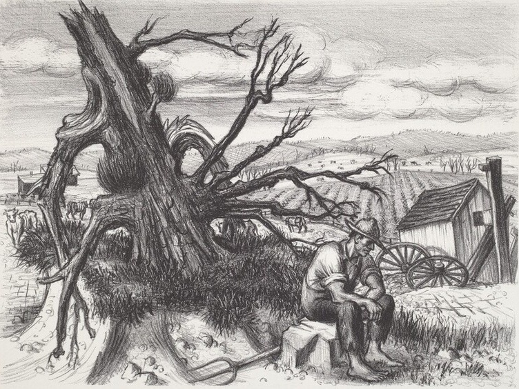     Джейкоб Кайнен. Засуха (фрагмент). 1935    
undefined