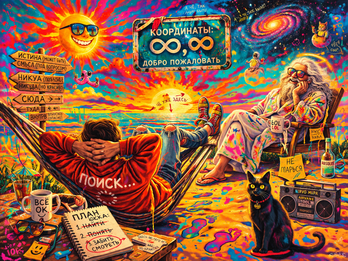 Подвох от бога. Координаты в бесконечности.