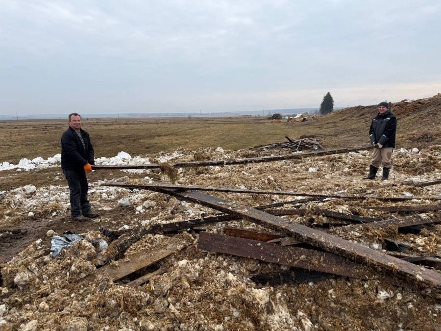     Большая уборка: коллектив филиала "Автопарк № 21" трудится на территории ОАО "Прогресс 2010"