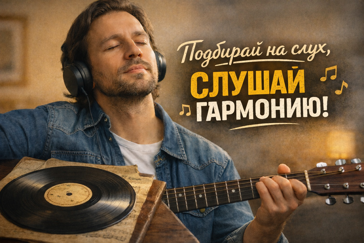 Подбирай на слух, слушай гармонию!