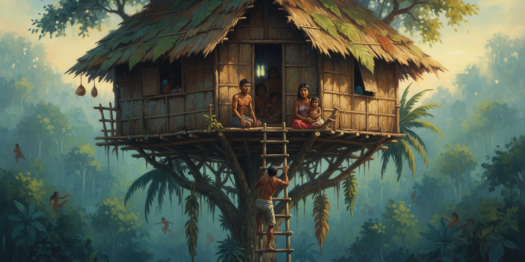 Как 4000 человек живут на деревьях высотой с 15-этажный дом