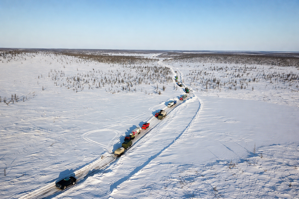 Перевозки по зимникам Крайнего Севера