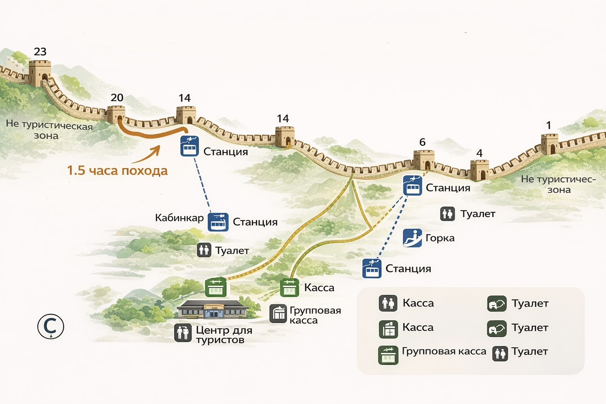 Схема участка Мутяньюй